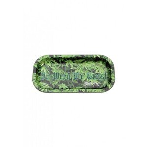 Black Leaf Kovový podklad In Weed We Trust na balenie bylinných zmesí