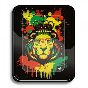 Black Leaf Kovový podklad Rasta Lion