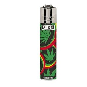 Zapaľovač Micro Clipper Green Leaves Varianty: Kruhy