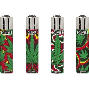 Celá sada zapaľovačov Micro Clipper Leaves