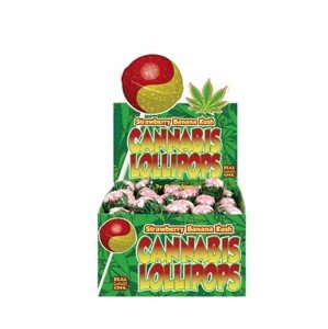 Dr. Greenlove Konopné lízatko Strawberry Banana Kush 17g