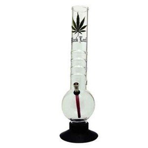 Sklenené bongo Black Leaf