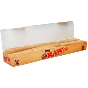 Předrolované dutinky RAW Cone, 32 ks