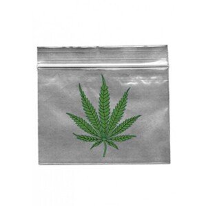 Black Leaf Uzatvárateľné priehľadné ZIP sáčky - 40x60mm - List - 100 ks