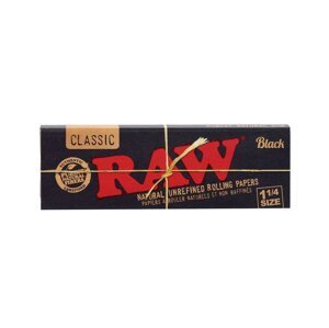 Krátke papieriky RAW Black 1 1/4