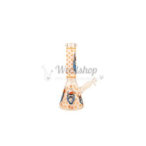 WeedShop Sklenený fosforový bong Monkey Orange