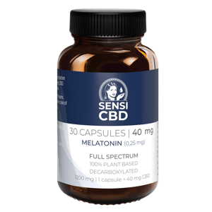 Sensi Seeds Konopné tablety s melatonínom 30 ks, 1200 mg CBD