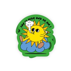 Nálepka Sun - Weedshop