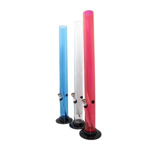 WeedShop Veľký rovný akrylový bong, 45 cm