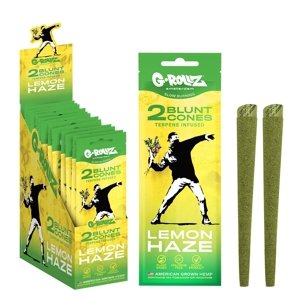 G-ROLLZ Blunt 2x Lemon Haze Pre-Rolled Hemp Wraps