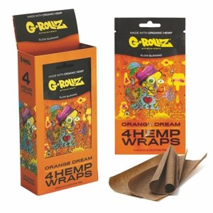 G-ROLLZ Blunty 4x Orange Dream Hemp Wraps
