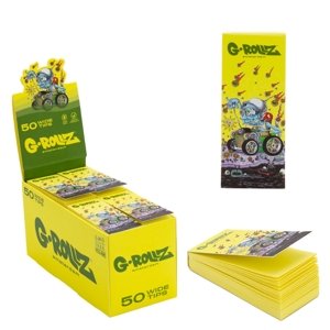 G-Rollz trhacie filtre, žlté, 50 ks