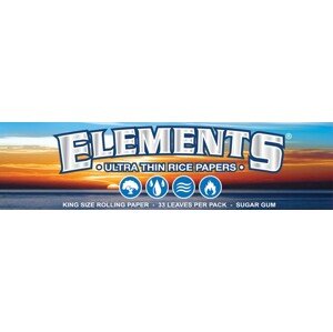 Elements cigaretové papieriky ryžový papier KS slim