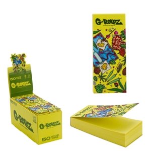 G-Rollz žlté trhacie cigaretové filtre Picnic, 50 ks
