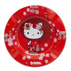 G-ROLLZ Kovový popolník Hello Kitty - Kimono Red