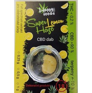 CBD dab - Super Lemon Haze (CBD> 90%) od Happy seeds Hmotnosť: 0,5 g