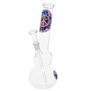 Sklenený bong Greenline, 26 cm