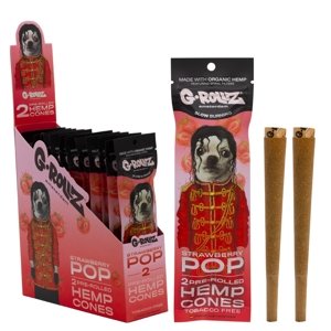 G-ROLLZ Blunt 2x Strawberry Pre-Rolled Hemp Cones