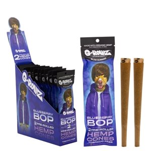 G-ROLLZ 2x blunt Blueberry Bop Pre-Rolled Hemp Wraps