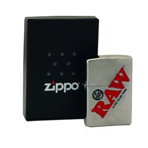 Benzínový zapaľovač Zippo RAW Varianty: RAW Silver