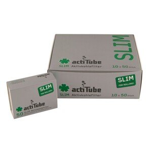 ActiTube slim filtre s aktívnym uhlím 50 ks