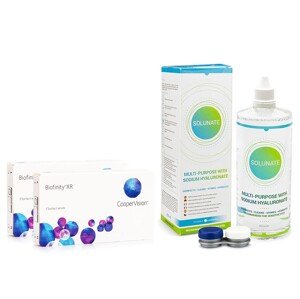 CooperVision Biofinity XR CooperVision (6 šošoviek) + Solunate Multi-Purpose 400 ml s puzdrom