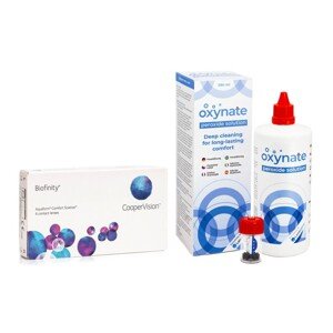 CooperVision Biofinity CooperVision (6 šošoviek) + Oxynate Peroxide 380 ml s puzdrom