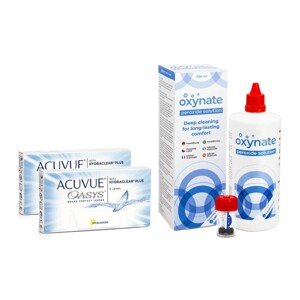 Johnson & Johnson Acuvue Oasys (12 šošoviek) + Oxynate Peroxide 380 ml s puzdrom