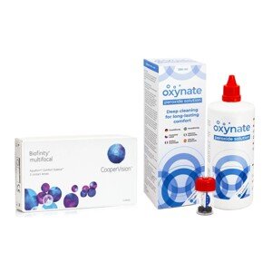 CooperVision Biofinity Multifocal CooperVision (3 šošoviek) + Oxynate Peroxide 380 ml s puzdrom