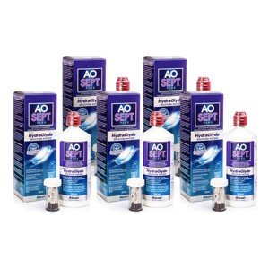 AOSEPT PLUS s Hydraglyde 5 x 360 ml s puzdrami
