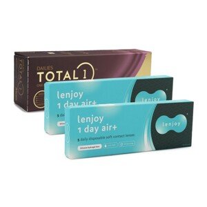Alcon DAILIES Total 1 (30 šošoviek) + Lenjoy 1 Day Air+ (10 šošoviek)