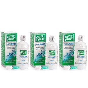 OPTI-FREE PureMoist 3 x 300 ml s puzdrami