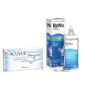 Johnson & Johnson Acuvue Oasys for Astigmatism (6 šošoviek) + ReNu MultiPlus 360 ml s puzdrom