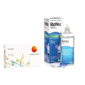 CooperVision Proclear Compatibles Sphere CooperVision (6 šošoviek) + ReNu MultiPlus 360 ml s puzdrom