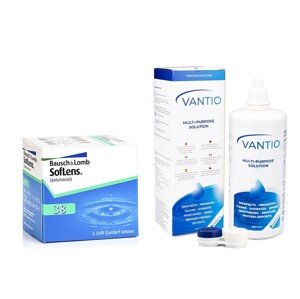 Bausch & Lomb SofLens 38 (6 šošoviek) + Vantio Multi-Purpose 360 ml s puzdrom