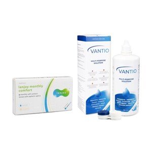 Supervision Lenjoy Monthly Comfort (6 šošoviek) + Vantio Multi-Purpose 360 ml s puzdrom