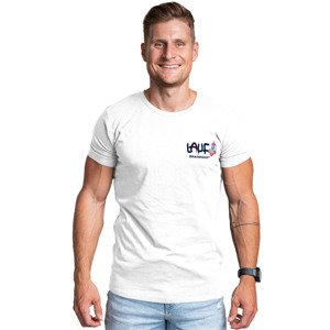 Tričko BrainMax Lauf pánské, bílé Veľkosť: XL
