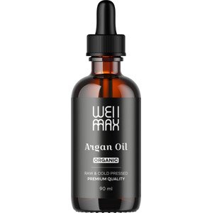 WellMax RAW Arganový olej, BIO, 90 ml Olej z argánových jadier pre hydratáciu a výživu pokožky / *CZ-BIO-001 certifikát