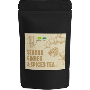 BrainMax Pure Sencha Ginger & Spices, Sencha so zázvorom a korením, BIO, 50 g Objem: 50 g *CZ-BIO-001 certifikát / zelený čaj so zázvorom a zmesou korenia