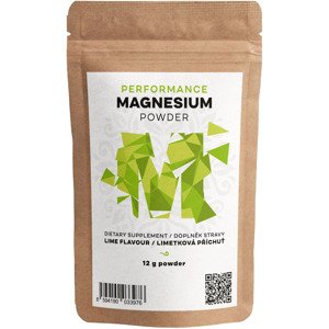 BrainMax Performance Magnesium® Powder, horčík bisglycinát v prášku, 12 g, VZORKA Príchuť: Limetka Organický horčík nemeckej kvality MagChel®, 375 mg elementárneho horčíka v jednej dávke = 100% DDD! Doplnok stravy
