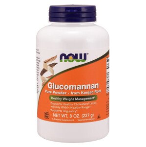 NOW® Foods NOW Glucomannan z koreňa Konjac, prášok, 227 g