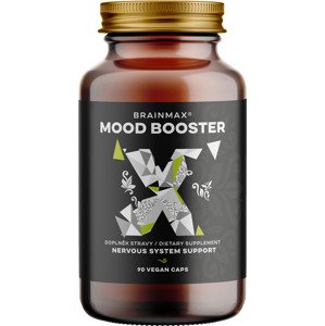 BrainMax MOOD BOOSTER, komplex pro podporu nálady, 90 rastlinných kapsúl Komplex pre podporu nálady, zníženie napätia, pokoj a mentálnu jasnosť, 45 dávok, doplnok stravy