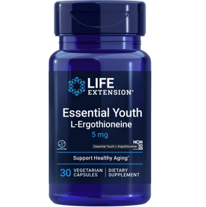 Life Extension Essential Youth, L-Ergothioneine, 30 rastlinných kapsúl