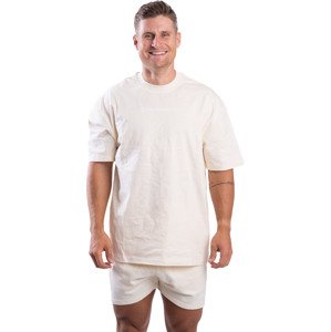 BrainMax oversized triko & kraťasy set, krémová Veľkosť: L