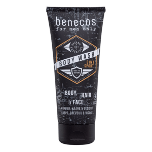 Benecos - Sprchový gél pre mužov 3v1 Sport, 200 ml BIO