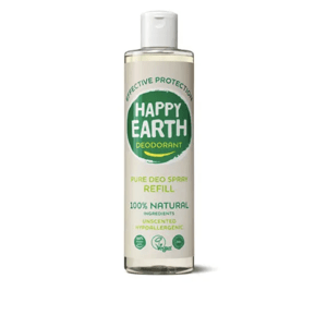 Happy Earth - Dezodorant neparfémovaný, náhradná náplň, 300 ml