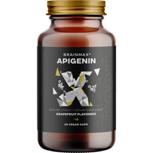 BrainMax Apigenin, 300 mg, 60 kapsúl Prírodná látka s upokojujúcimi účinkami, podpora kvalitného hlbokého spánku, doplnok stravy