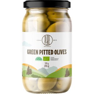 BrainMax Pure Zelené olivy bez pecek, BIO, 370 g *SK-BIO-001 certifikát