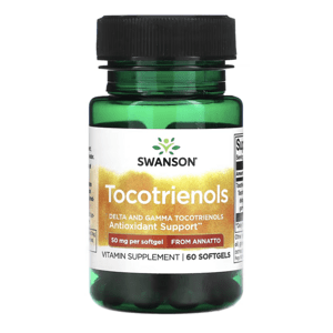 Swanson Tocotrienols, 50 mg, 60 kapsúl Výživový doplnok