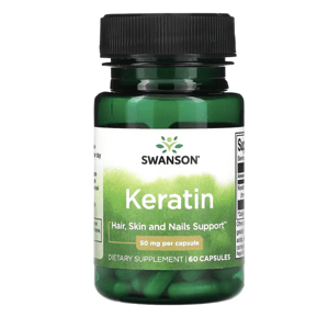 Swanson Keratin, 50 mg, 60 kapsúl Výživový doplnok